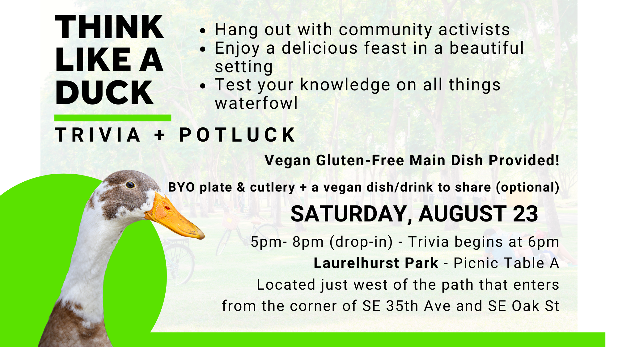 User-uploaded image for Think Like a Duck: Trivia + Potluck — With Prizes!
