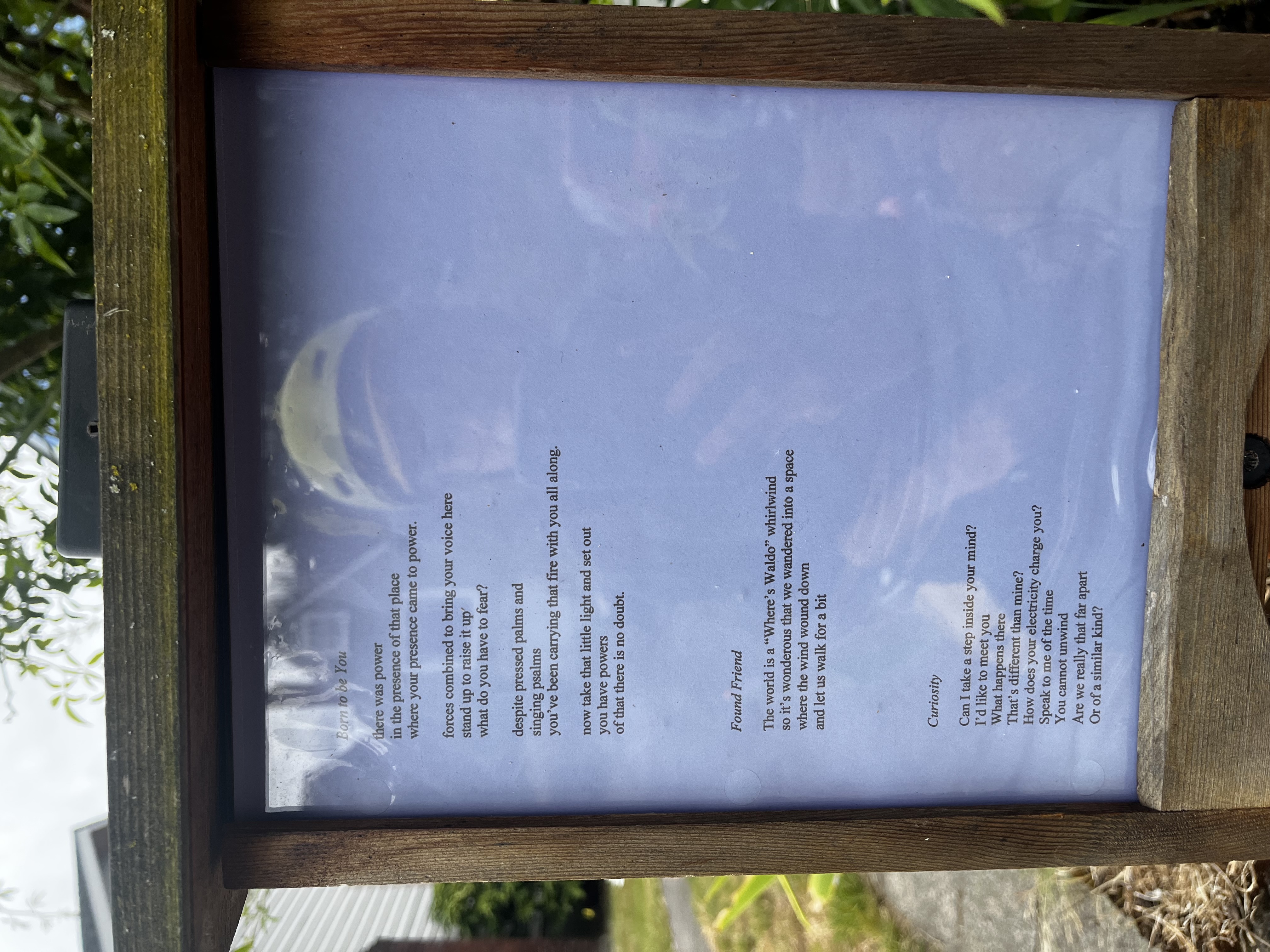 User-uploaded image for Poetry Post Pedal